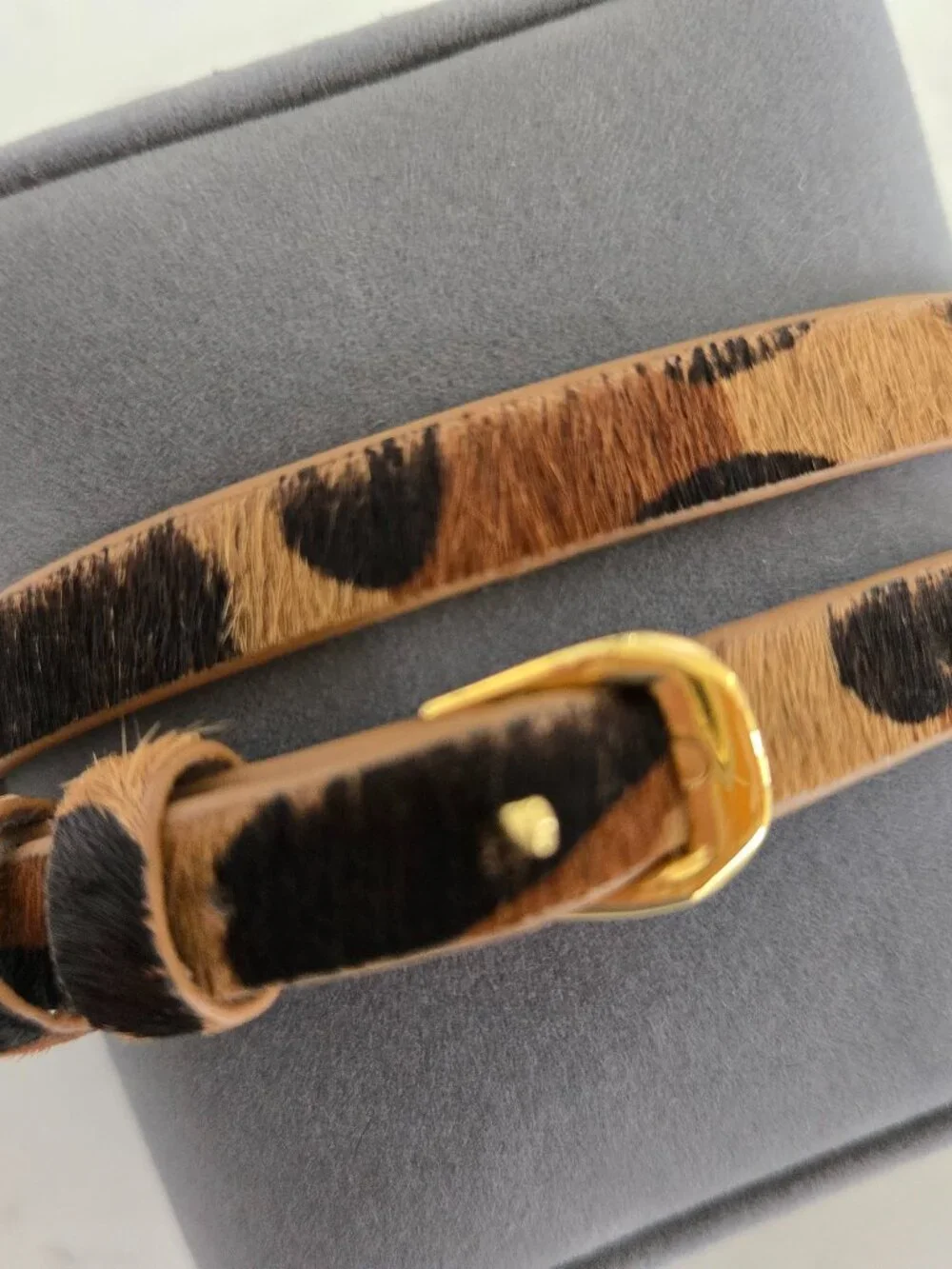 Victoria Emerson Leopard Print Wrap Bracelet
